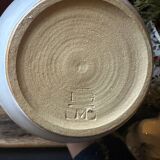 handmade ceramic vase, unique piece, signed