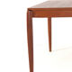 XL extendable rectangular dining table in teak by H.W. Klein for Bramin