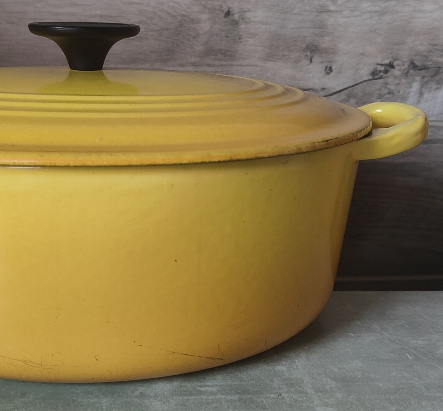 Le Creuset Yellow Oval Casserole