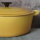 Le Creuset Yellow Oval Casserole