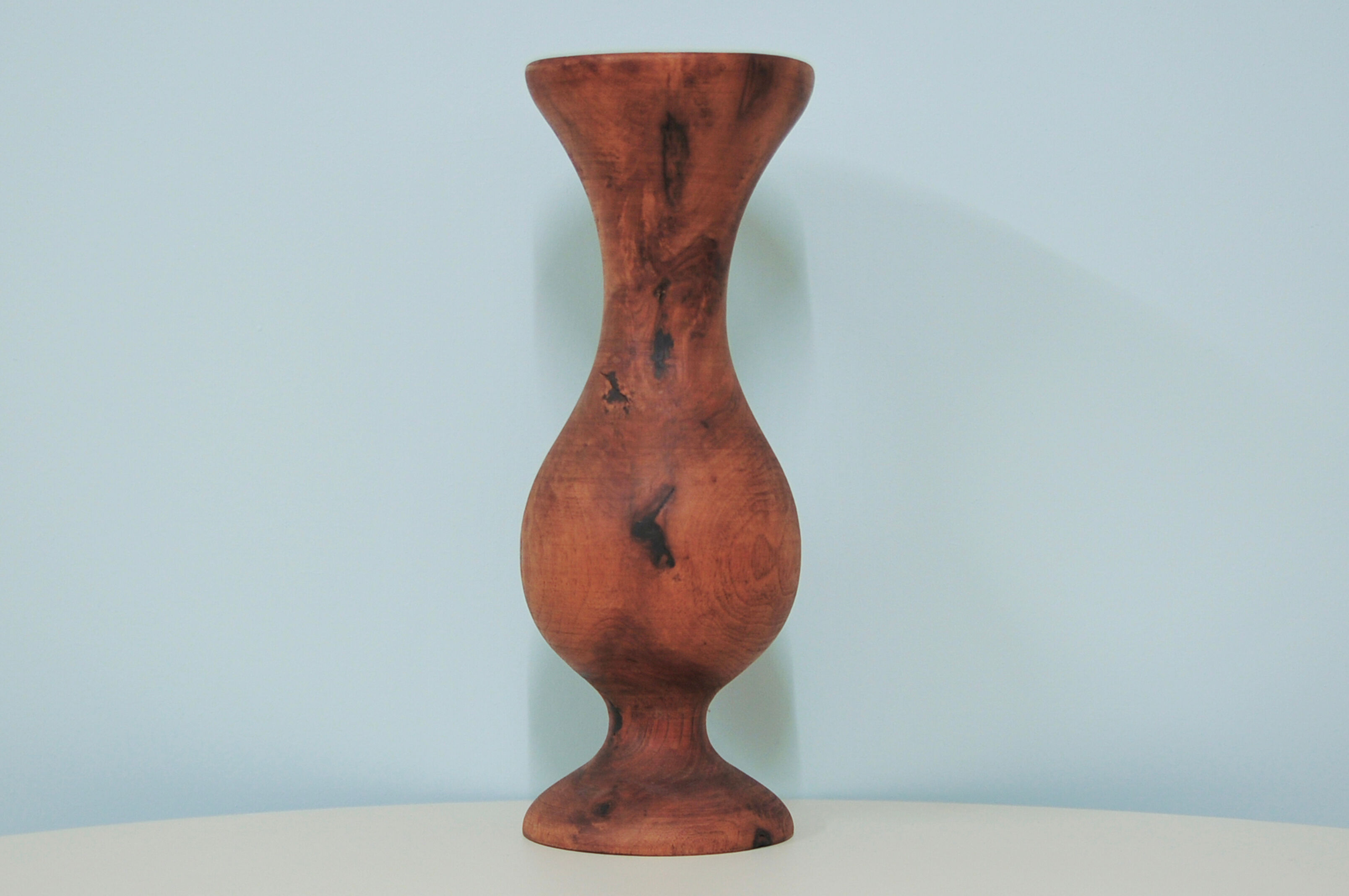 vintage wooden vase