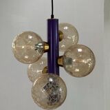 Pendant lamp space age purple light