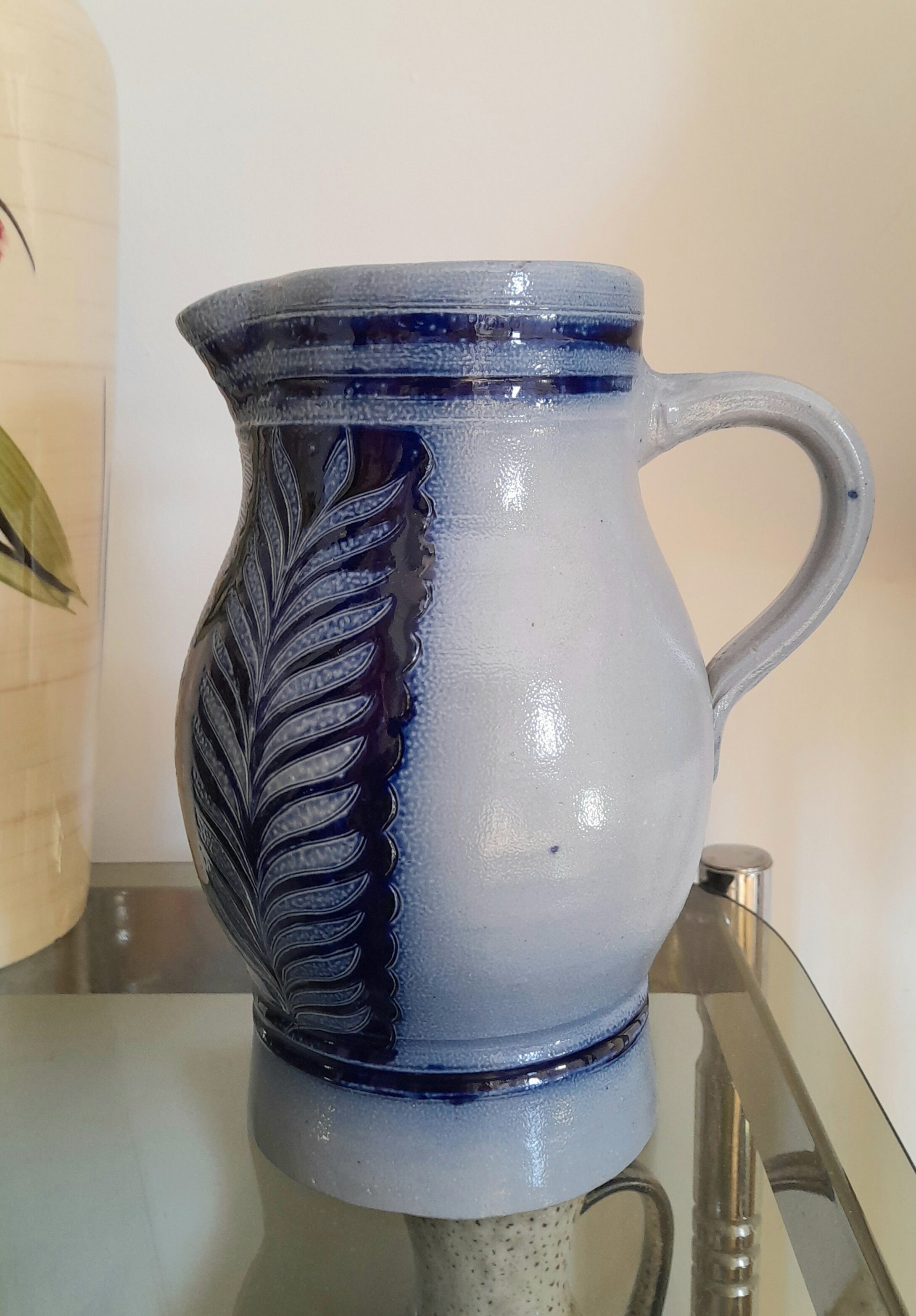 Vase or pitcher in sandstone from Alsace 60s