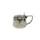 Art Deco salt shaker, silver-plated brass, Sweden, 1930s.