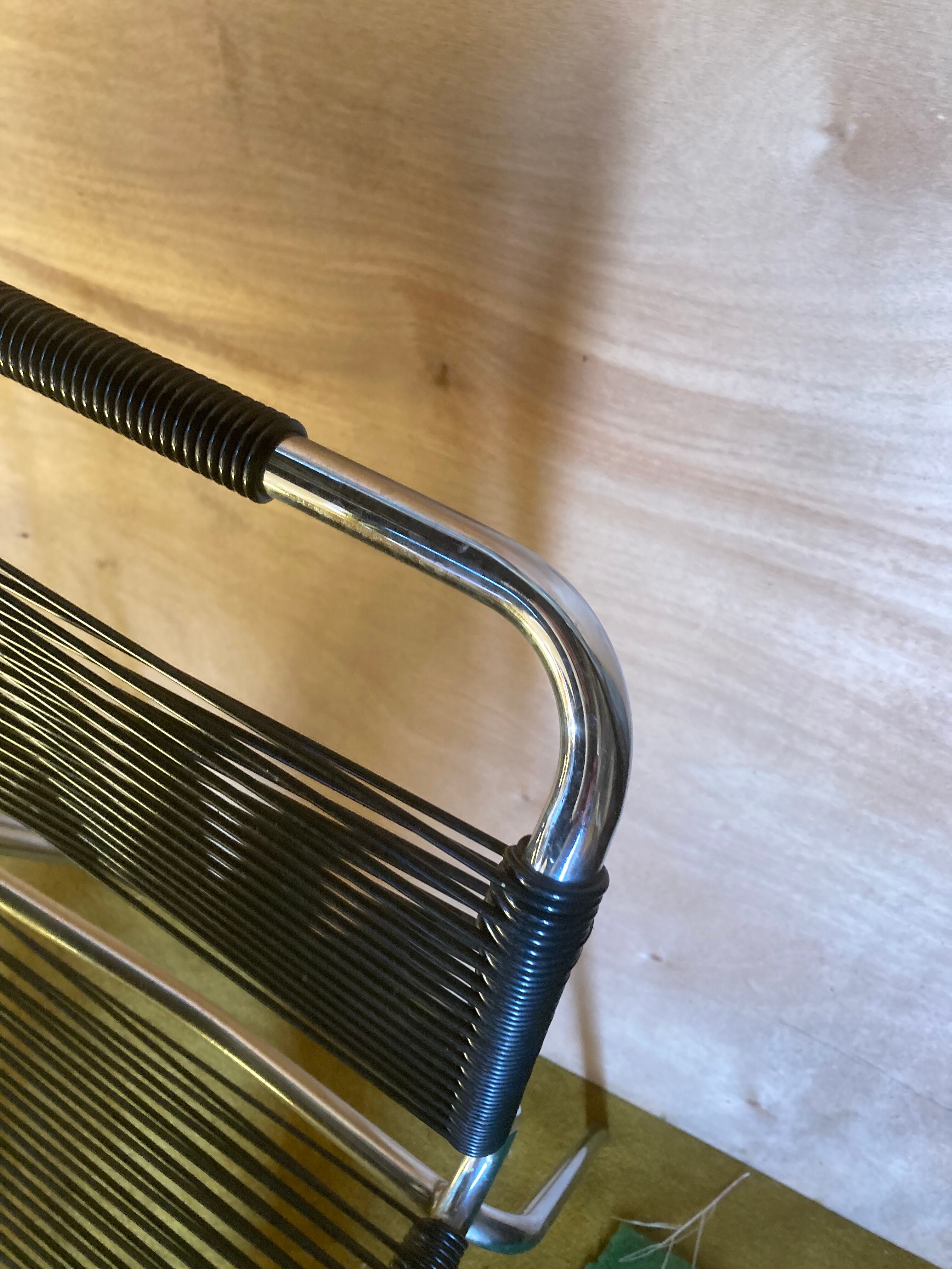 Paire de chaises scoubidou