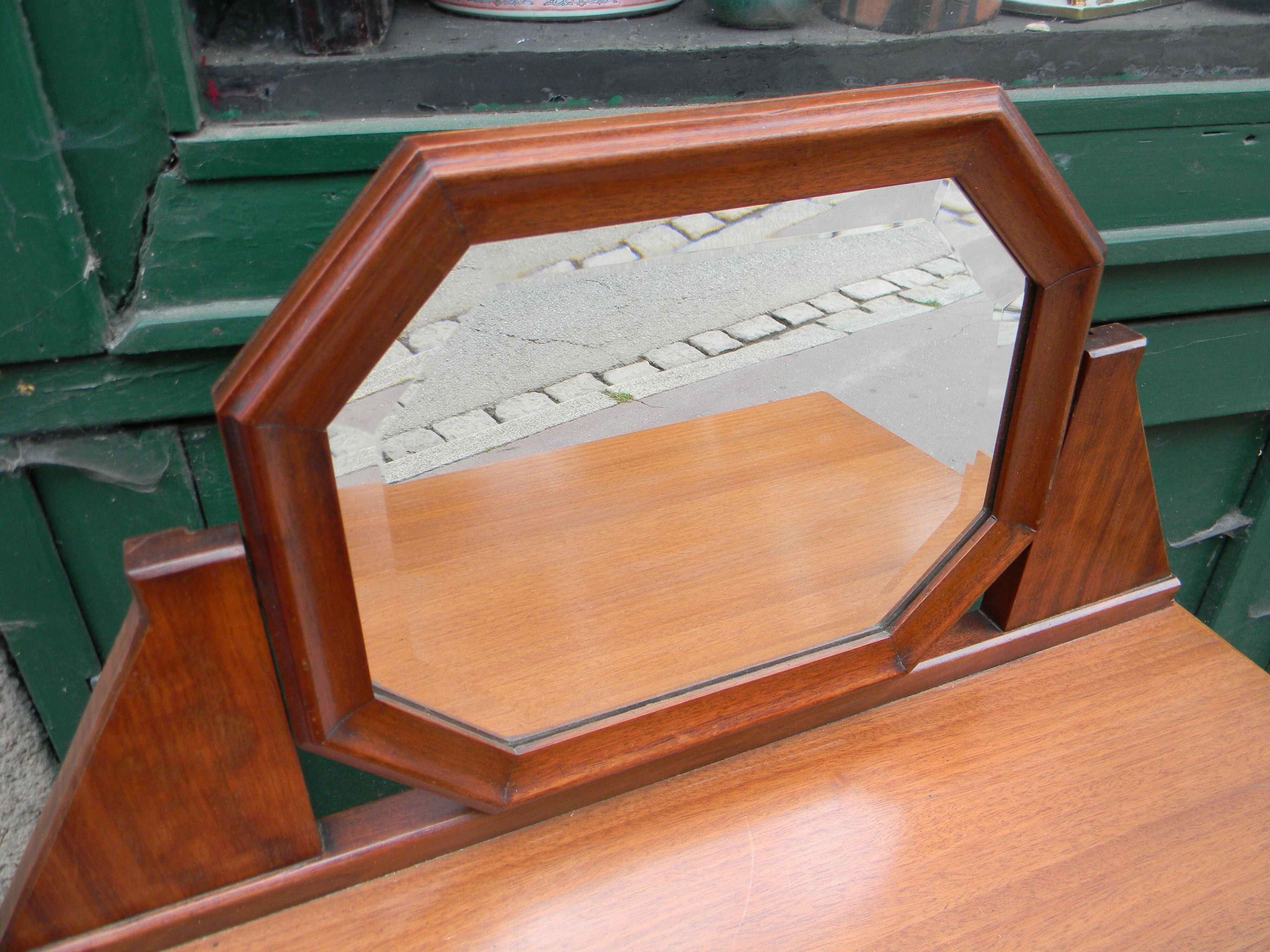 Louis Majorelle Art Deco dressing table in Mahogany