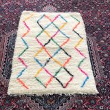 Colorful azilal carpet children's room 61x101cm