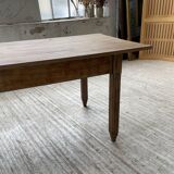1950s oak butcher's farm table