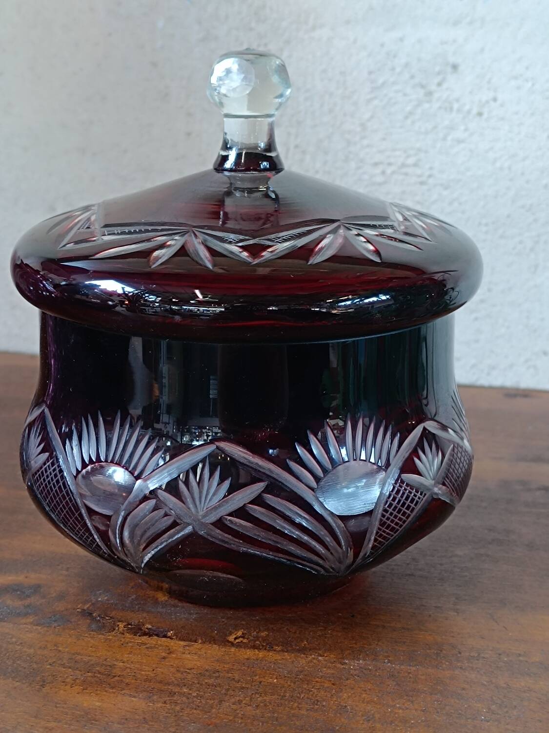 Bohemian Crystal Bonbonnière