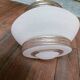 Chandelier, frosted glass ceiling light
