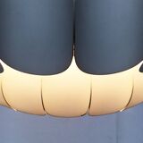 White metal pendant lamp from the mid-century by H. Zender for Temde.