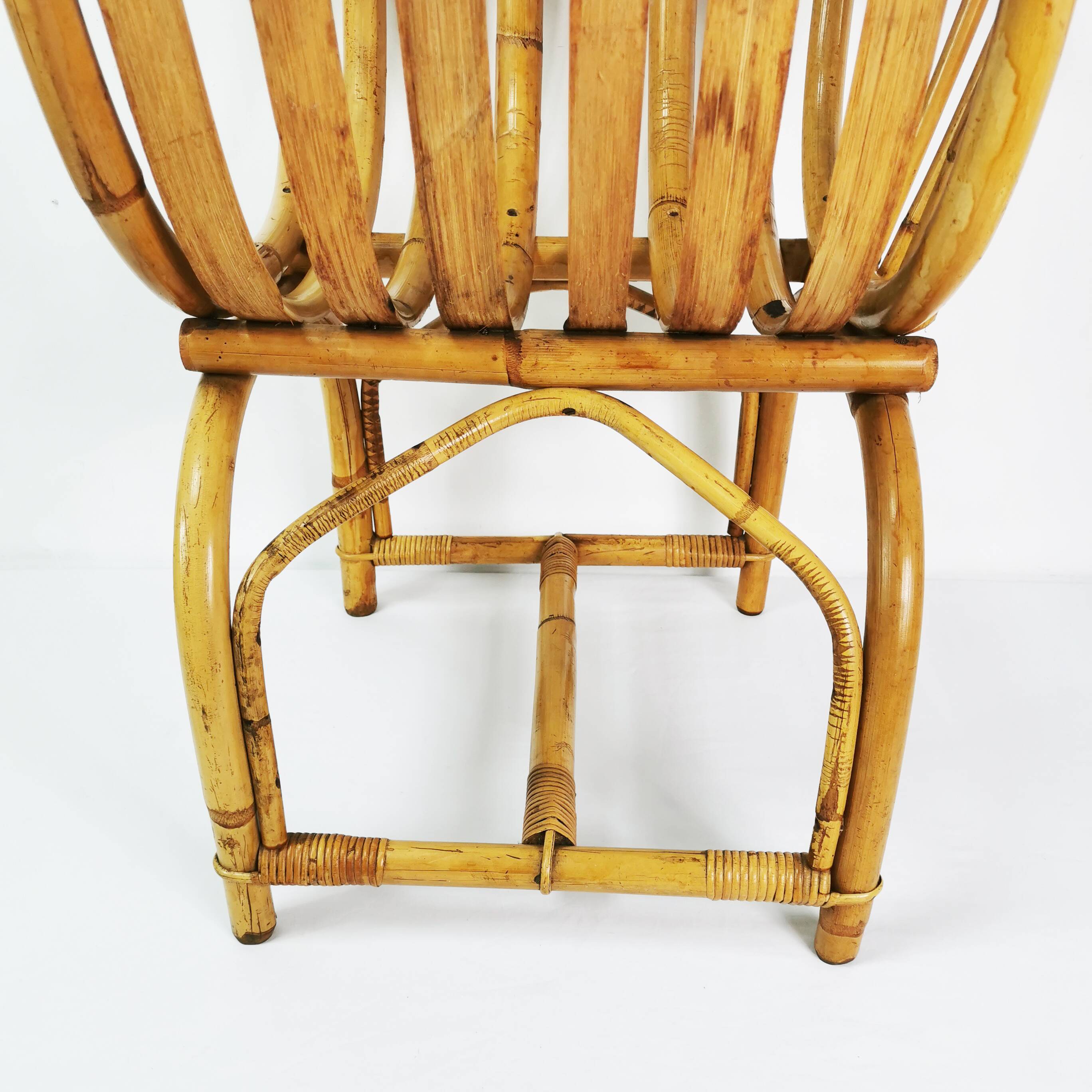 Mid Century Bamboo Armchair, Germany, 1950s