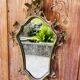 Magnificent antique baroque mirror in gilded bronze.