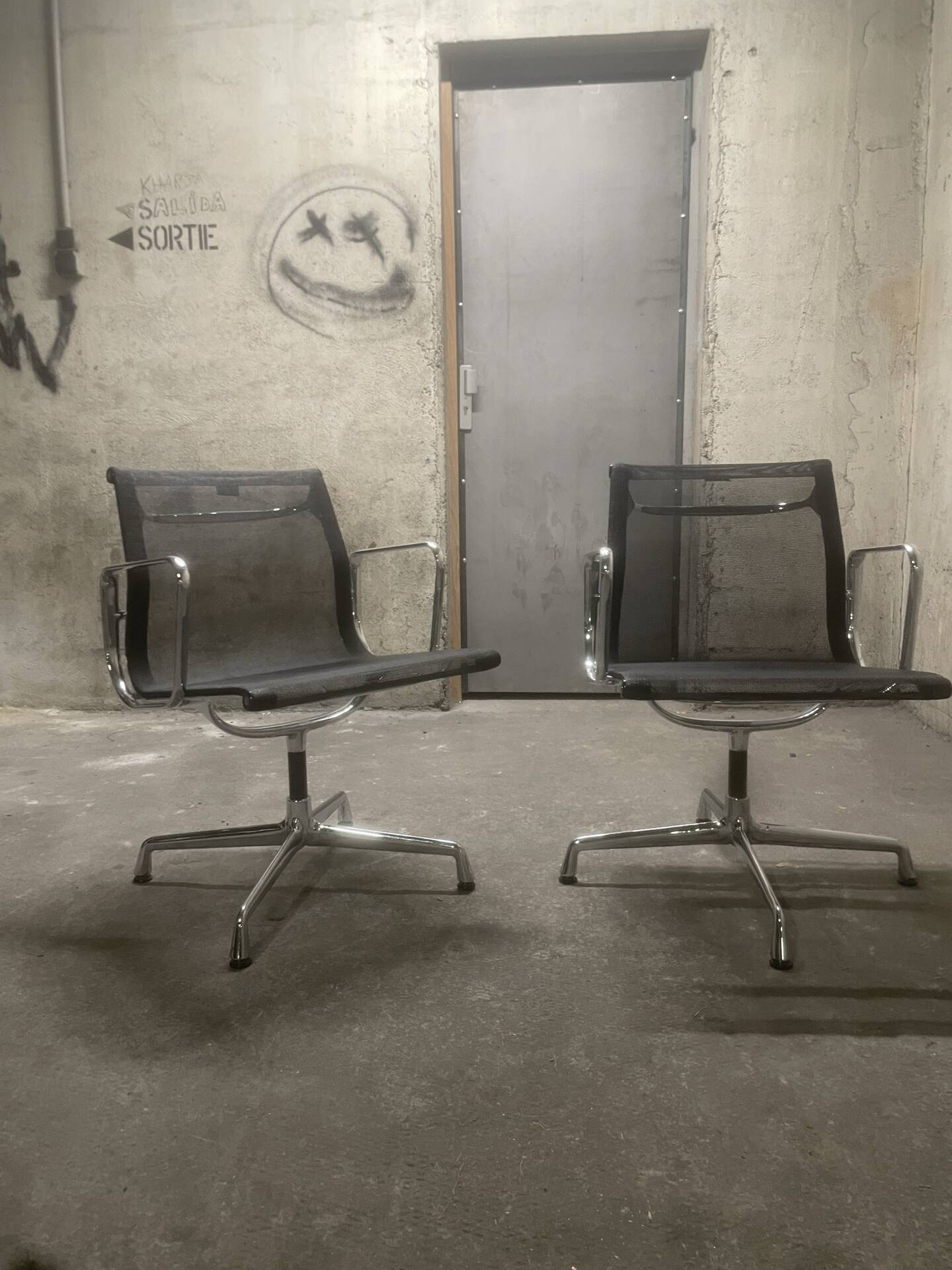Eames EA108 office chair pair Vitra