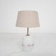 Lampe de table en verre Michael Bang « Sakura » pour Holmegaard, modèle 388, Danemark