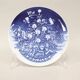 Royal Copenhagen Christmas plate for children in blue porcelain 2003