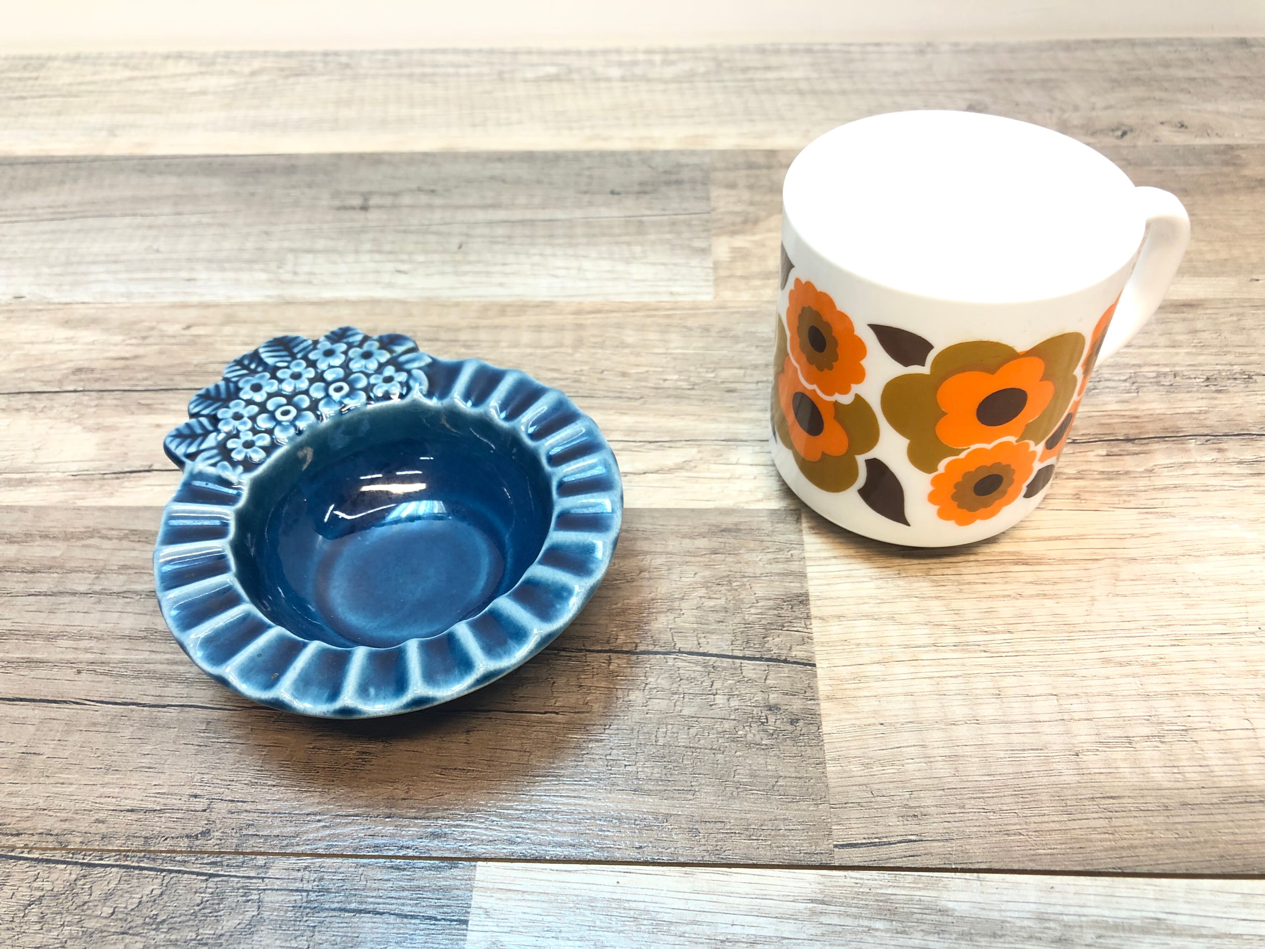 Trinket bowl Rosa Ljung for Helsingborg Sweden vintage ceramics 60