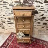 Petit meuble de rangement bois brut