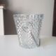 Cast glass ice bucket and 1950s Gallic claw