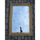 French mirror with rounded corners 77 x 114 cm