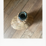 Wicker dressed bottle