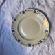 Plat rond bleu Luneville vintage