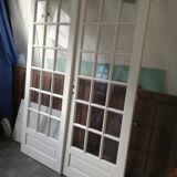 Double old glazed doors