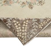 Tapis beige turc antique noué à la main 213 cm x 294 cm - 25059