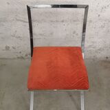 Lot de 6 chaises pliables par Mercello Cuneo pour Mobel Italia, 1970