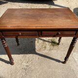 Oak desk with 2 drawers, 97 x 58 cm