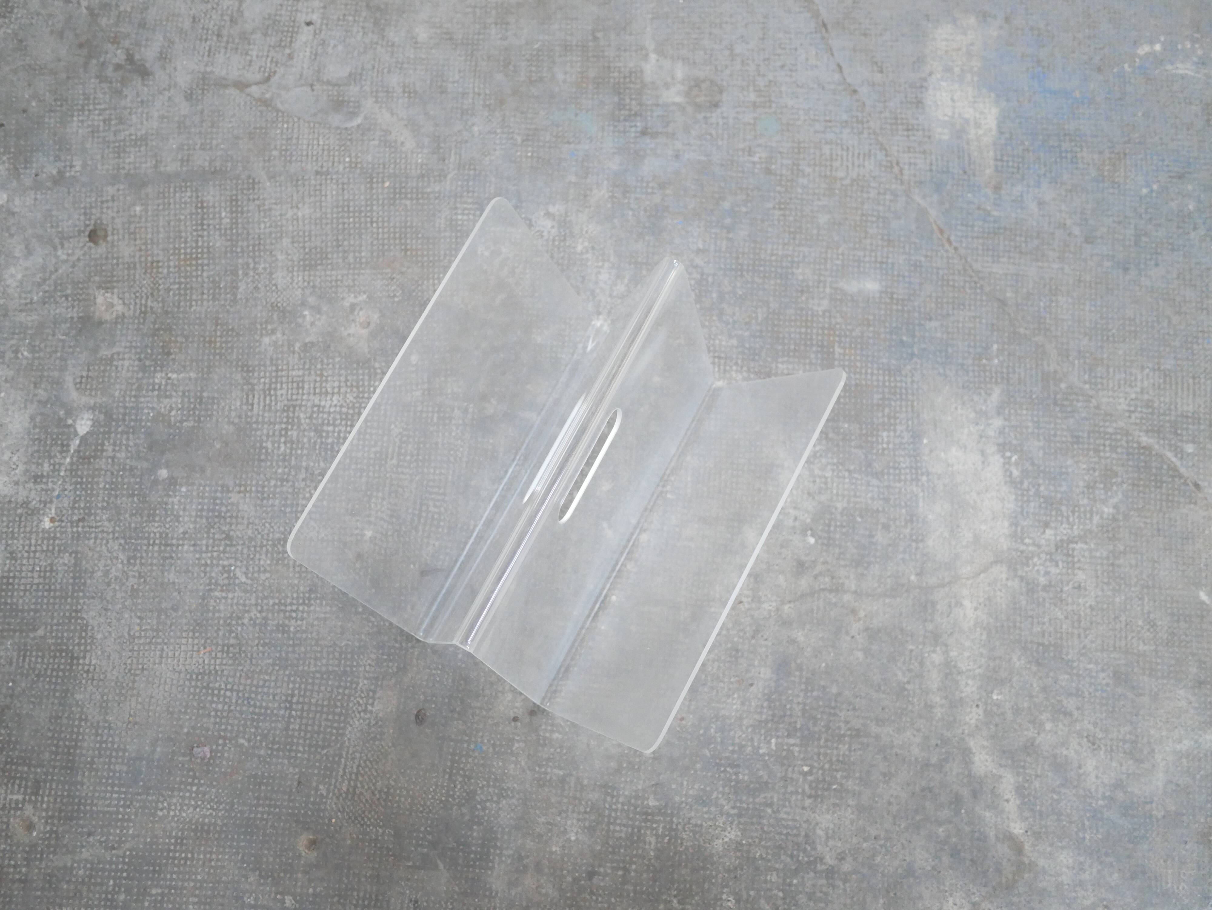 Vintage Plexiglas magazine holder