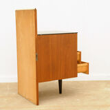 Table de chevet du milieu du siècle entièrement rénovée par Mojmír Požár, années 1960, Tchécoslovaquie