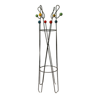 Coat rack attributed to Roger Feraud “treble clef” model