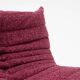 Canapé trois places Togo en bouclé bordeaux par Michel Ducaroy pour Ligne Roset