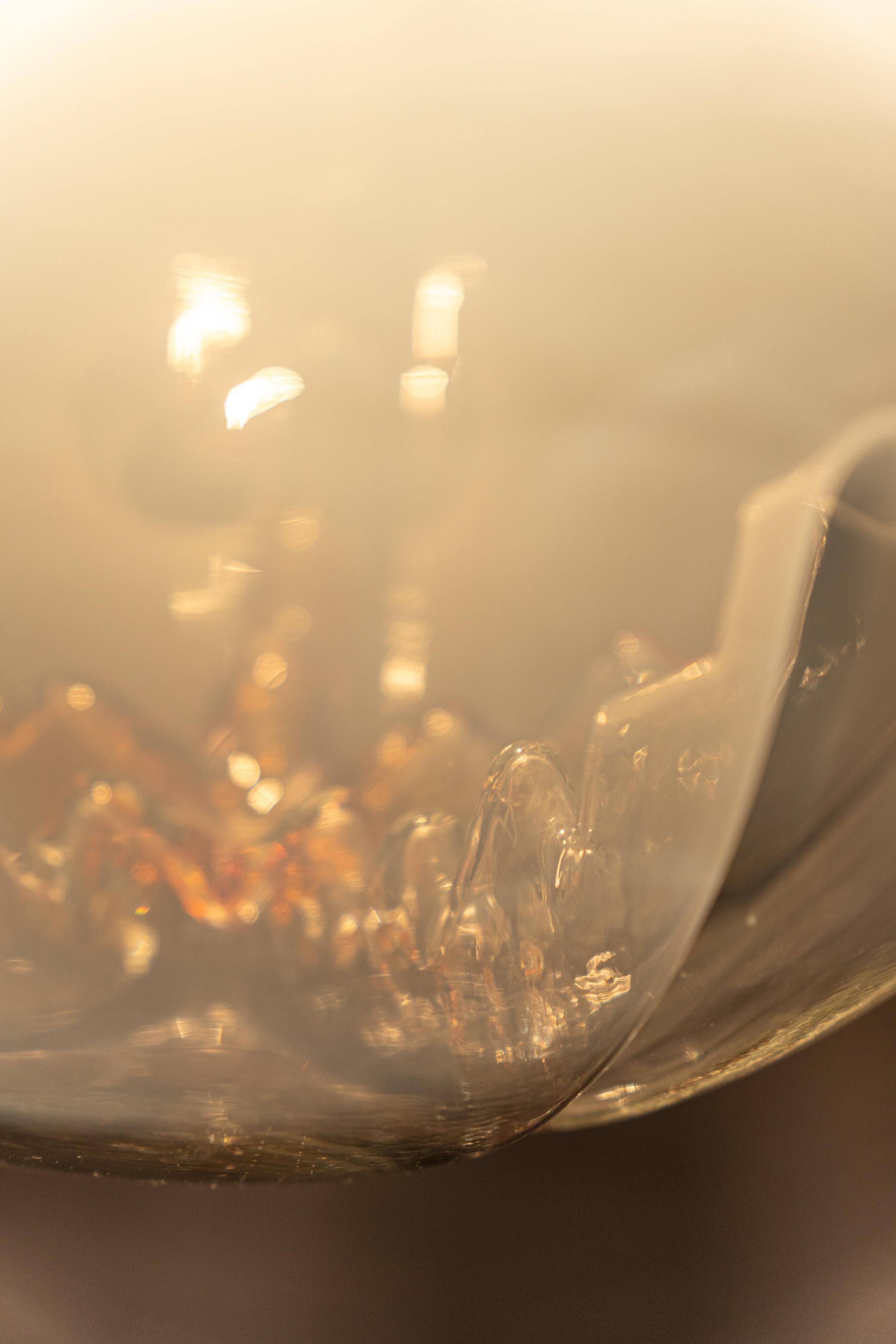 Suspended chandelier large Sputnik ball Murano, VeArt, Italy, 1970s