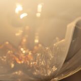 Suspended chandelier large Sputnik ball Murano, VeArt, Italy, 1970s