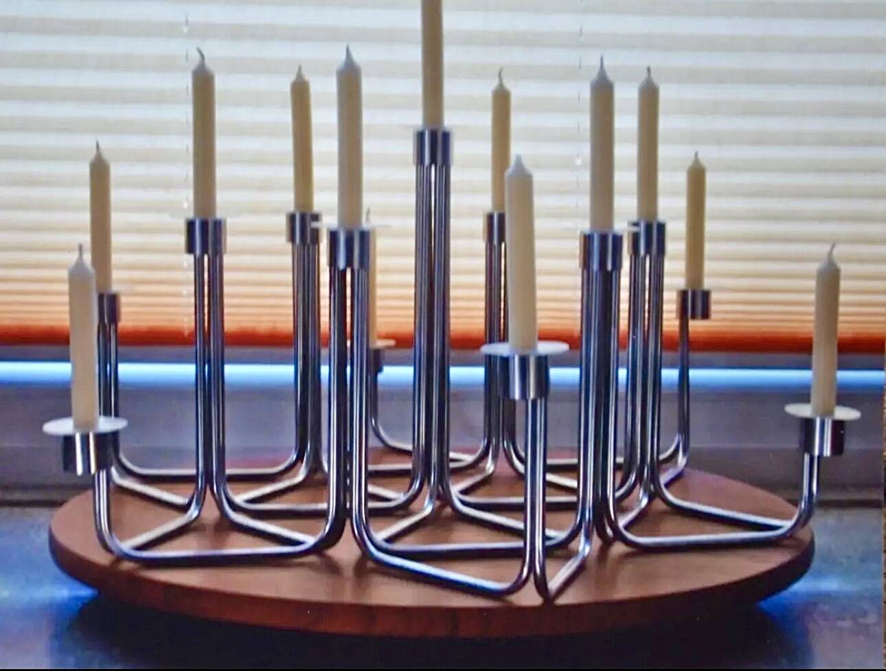 Vintage 60s modular candle holder