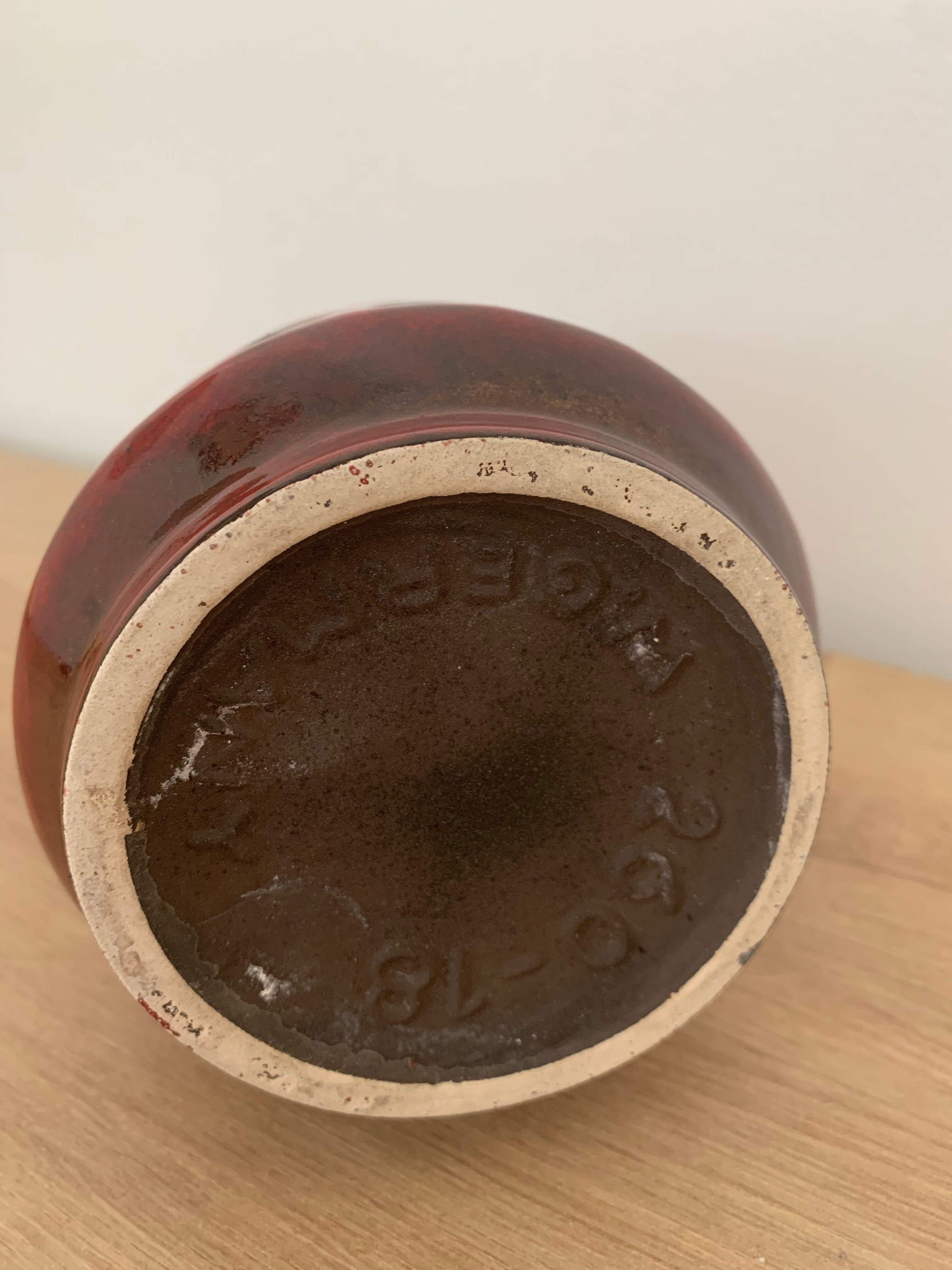 West Germany Pottery Vase, 1970s