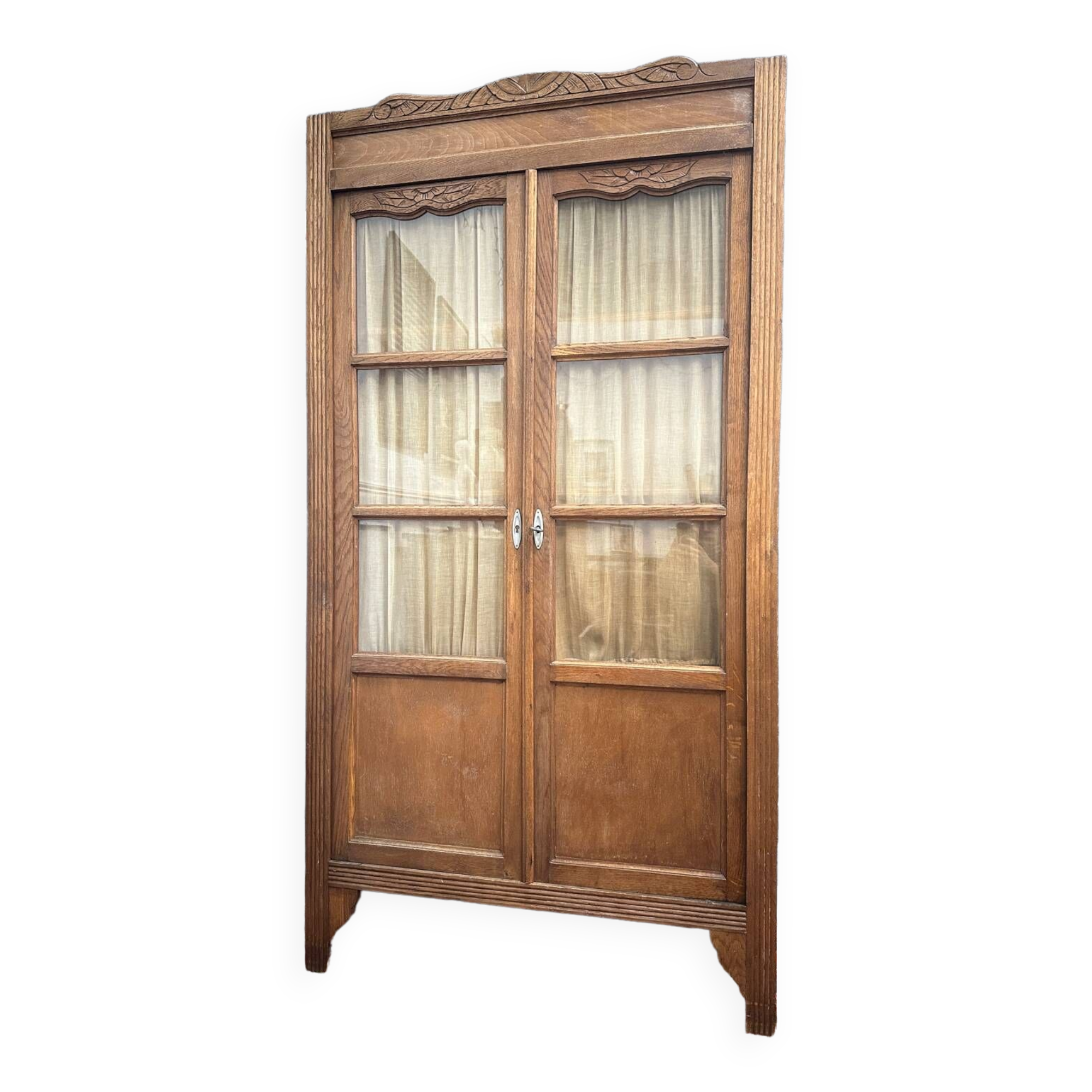 Art deco glass cabinet