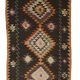 Grand Kilim Turkish Anatolia 160x340 cm Vintage Geometric Handwoven