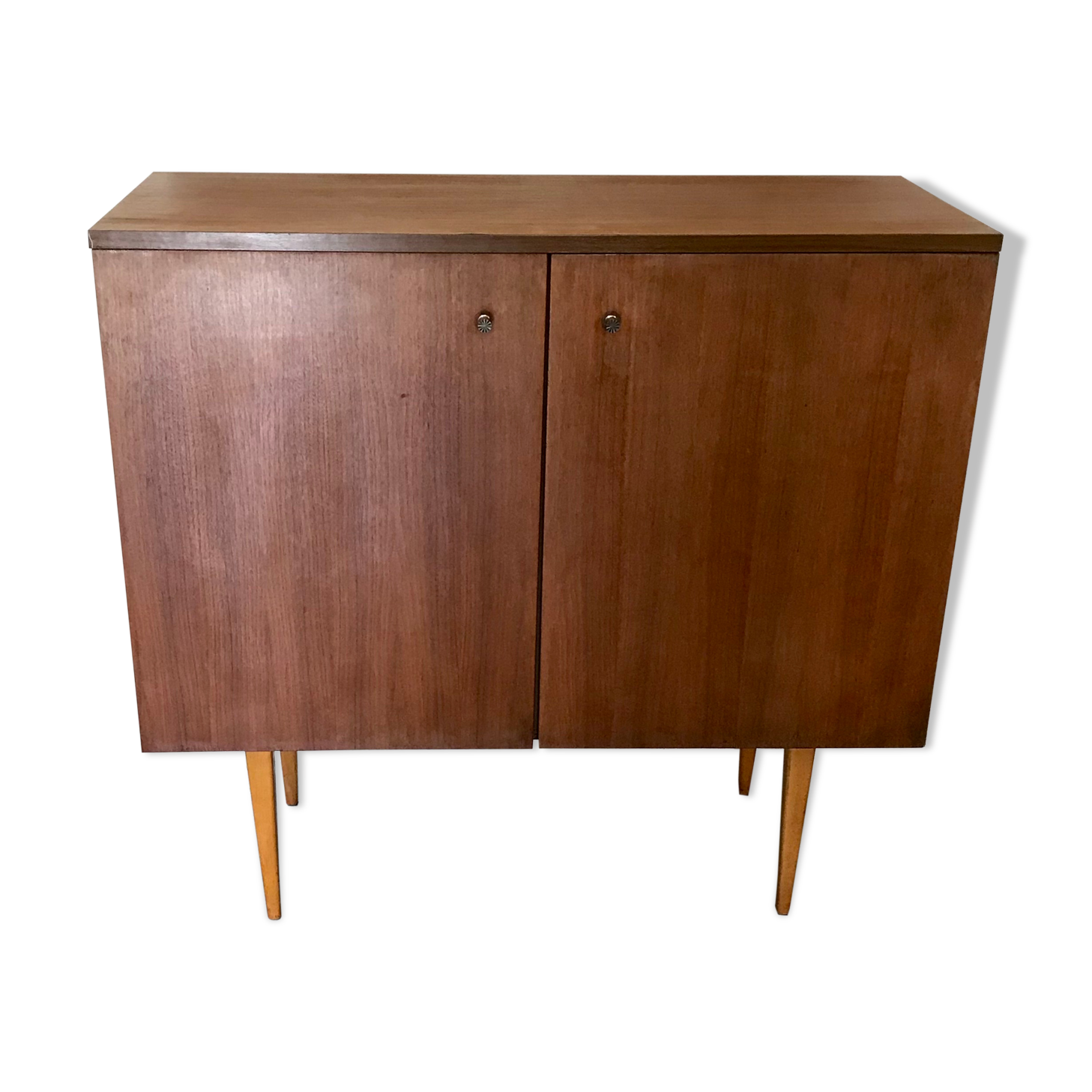Two-door vintage free-standing buffet