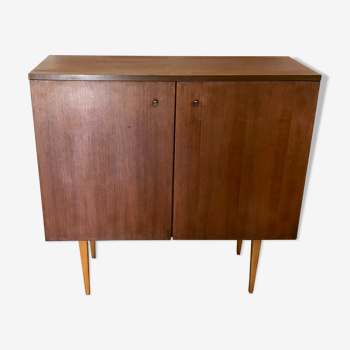 Two-door vintage free-standing buffet