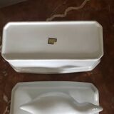 Très jolie terrine oie en porcelaine fine