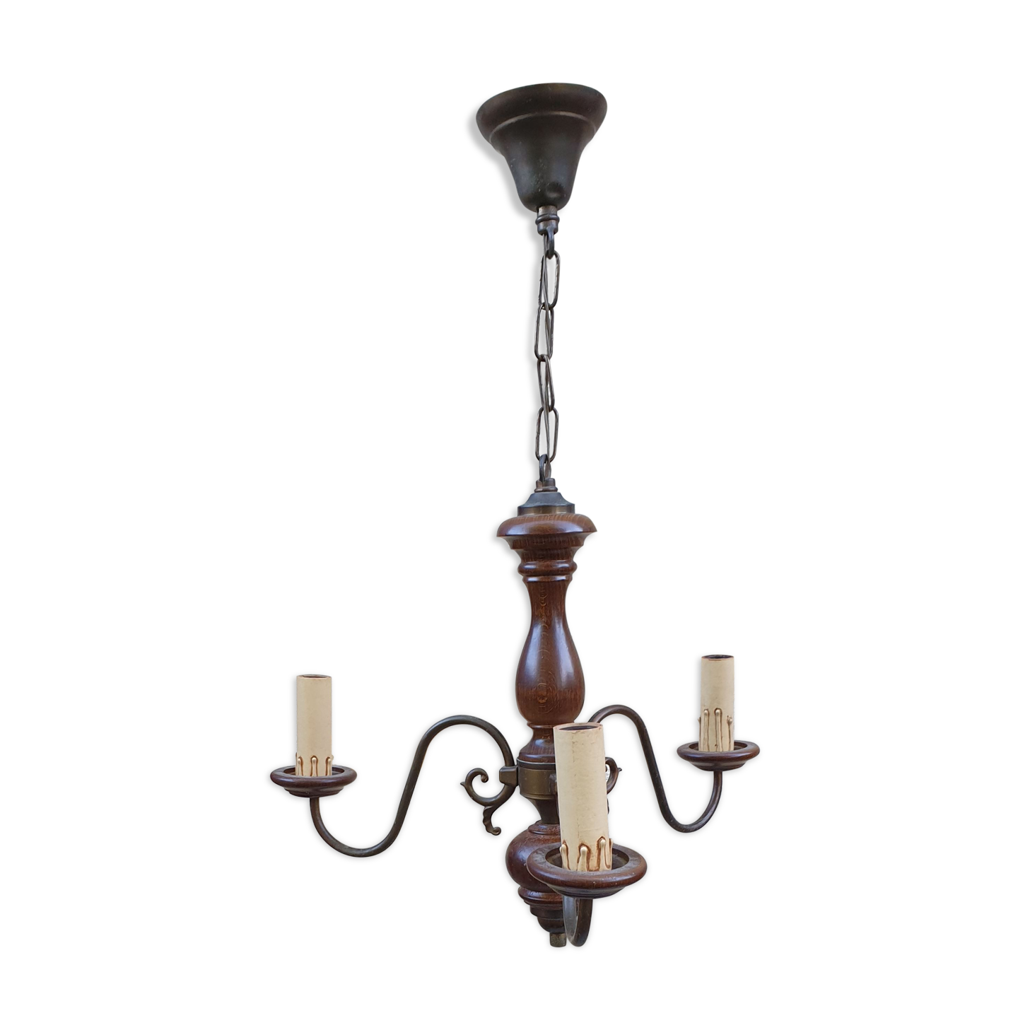 Lustre vintage 3 feux