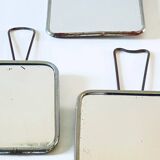 Collection of 3 vintage barber mirrors