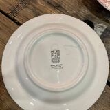 Lot of 5 plates Red Gien