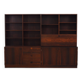 Ensemble de bibliothèques en palissandre, design danois, années 1970, designer : Peter Løvig Nielsen
