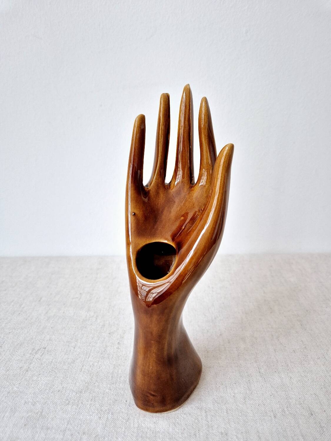 Glazed ceramic soliflore - Vintage