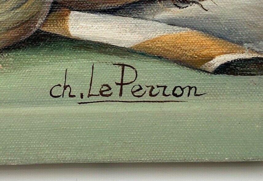 Huile sur toile par Charlène le Perron l'ecuelle jaune nature morte