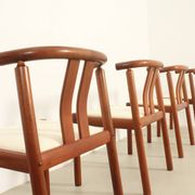 Six teak chairs by Hans J. Frydendal, Denmark 1970